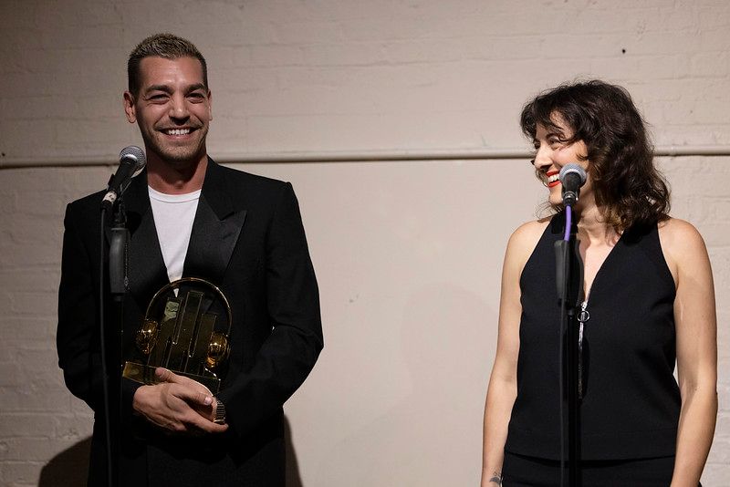 Winner Matt Rogers, Host Jemma Rose Brown - Photo: Alexa Hoyer