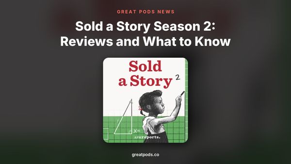 Sold a Story podcast artwork: a girl drawing math on a chalkboard against a green grid, with the APM Reports logo.